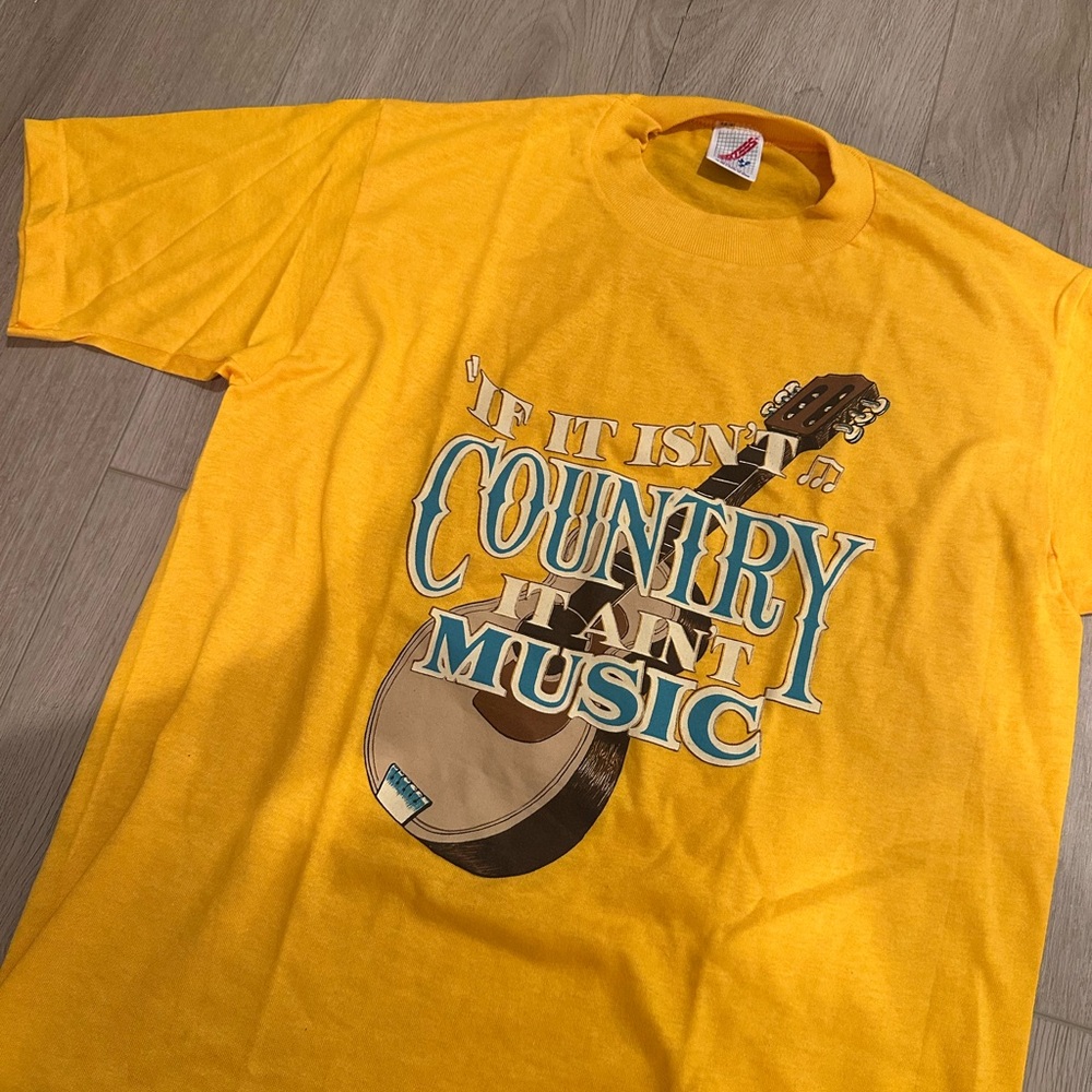 Jerzees Yellow Graphic Tee - Short Sleeve - Picture 3 of 6